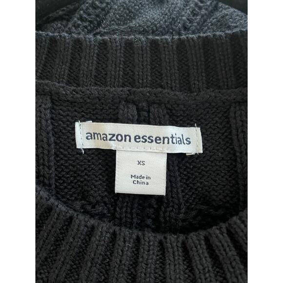 NWT Amazon Essentials Men's Crewneck Cable Cotton Sweater XSmall - Picture 6 of 9